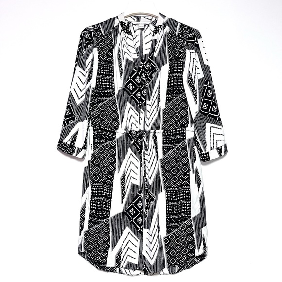 Diana von Furstenberg x Revolve Freya Silk Stretch Shirt Dress Size 2 FLAWED - Picture 3 of 14